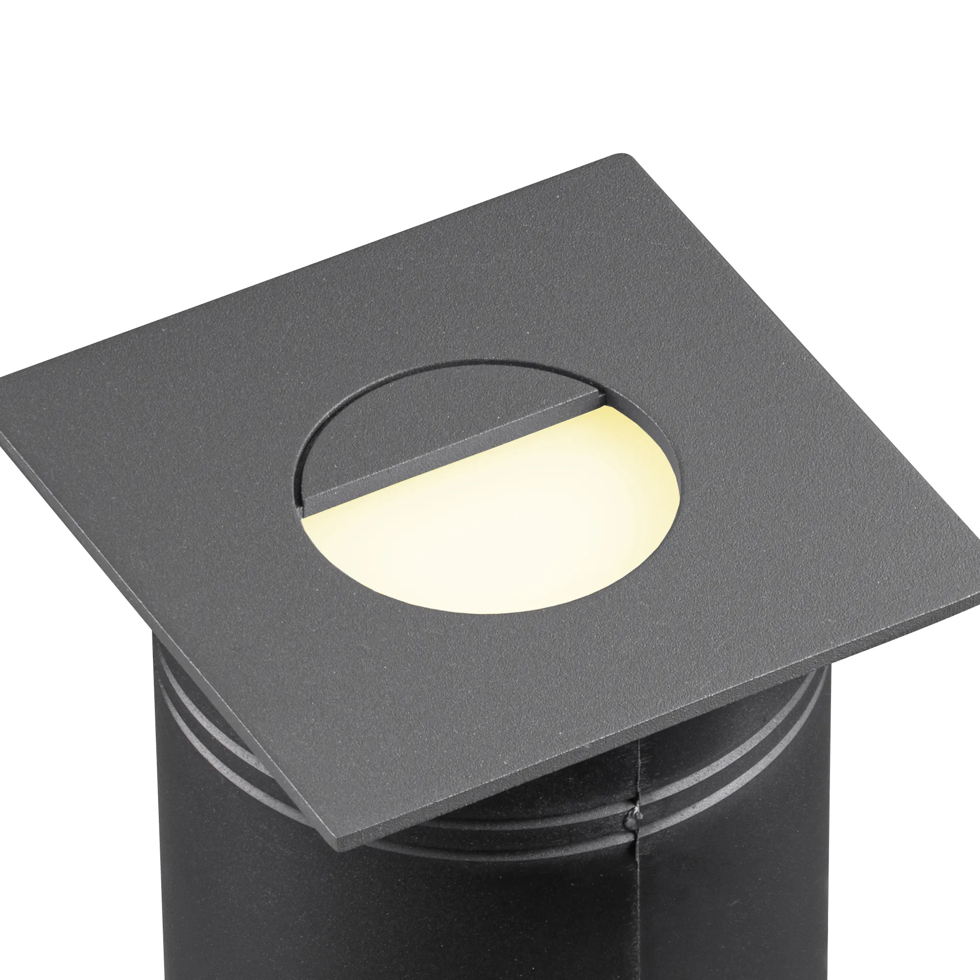 Aspen Square Eyelid Recessed Wall Lamp 3W LED IP65 Anthracite M7030  Mantra Fusion Aspen Anthracite